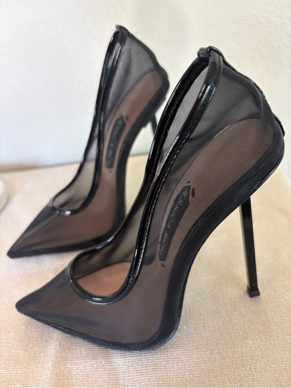 Jessica Rich Black Mesh Stilleto Size 5/ EU 35 👠